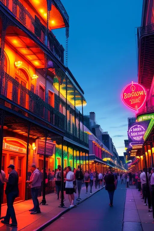 Exploring the Famous Red Light District of Bourbon Street, New Orleans: A Journey Through History and Culture