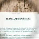 Selective Focus Photo of Terms and Conditions Written on a Paper